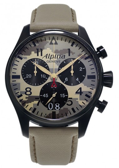 Startimer Pilot Chronograph Big Date Desert...