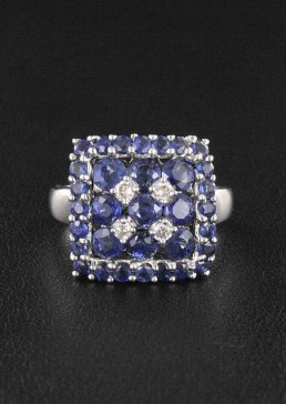 Bague Saphir & Diamant