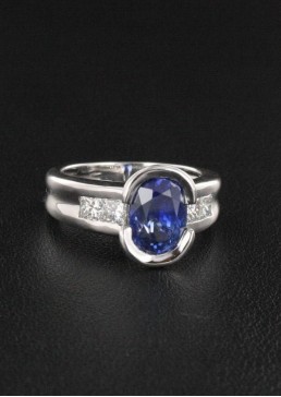 Bague Saphir & Diamant