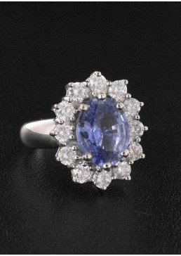 Bague Saphir & Diamant