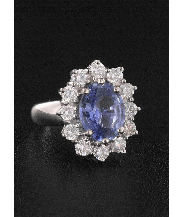 Bague Saphir & Diamant