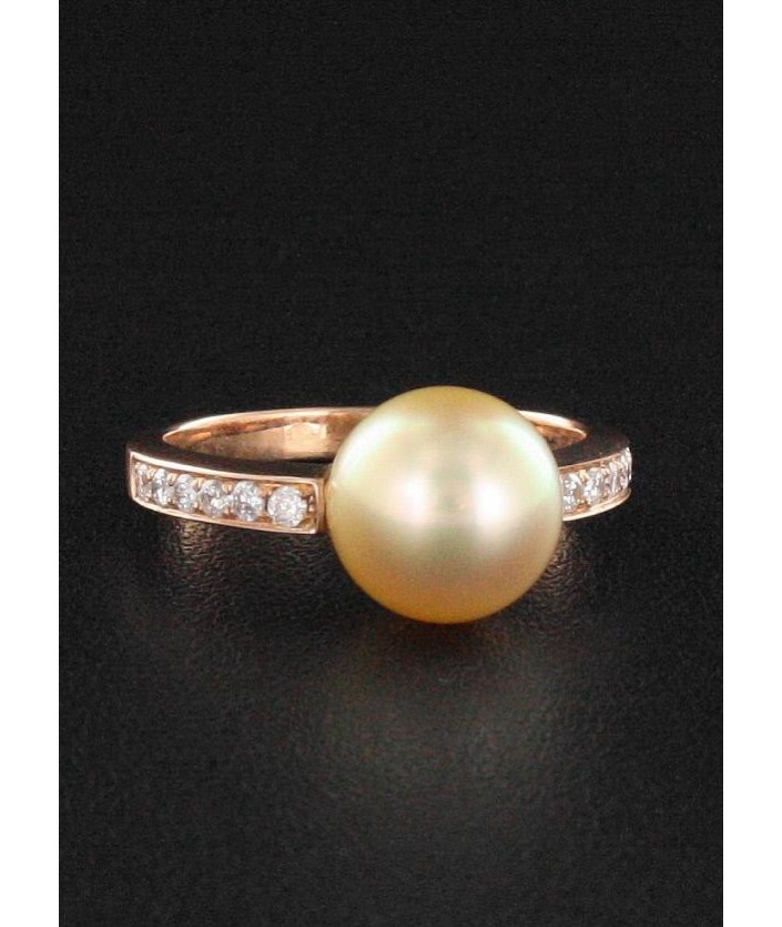 Bague Perle & Diamant