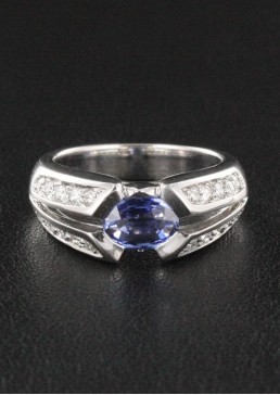 Bague Saphir & Diamant