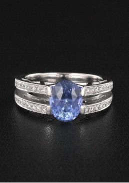 Bague Saphir & Diamant