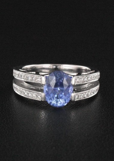 Bague Saphir & Diamant