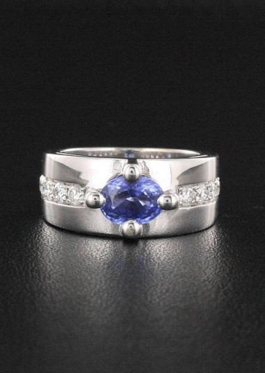 Bague Saphir & Diamant
