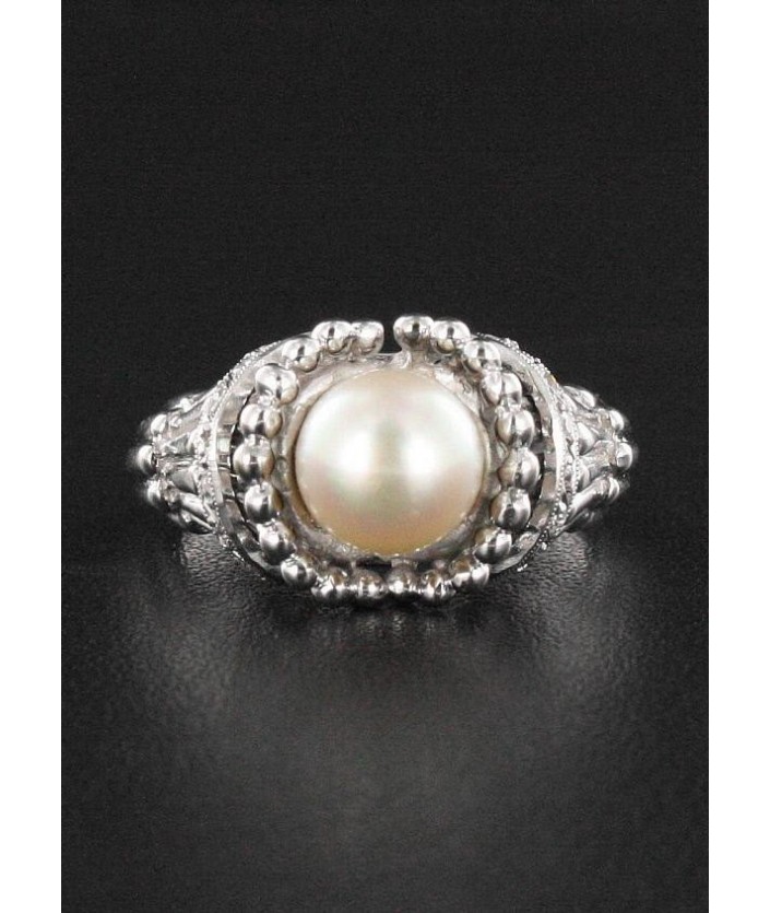 Bague Perle & Diamant
