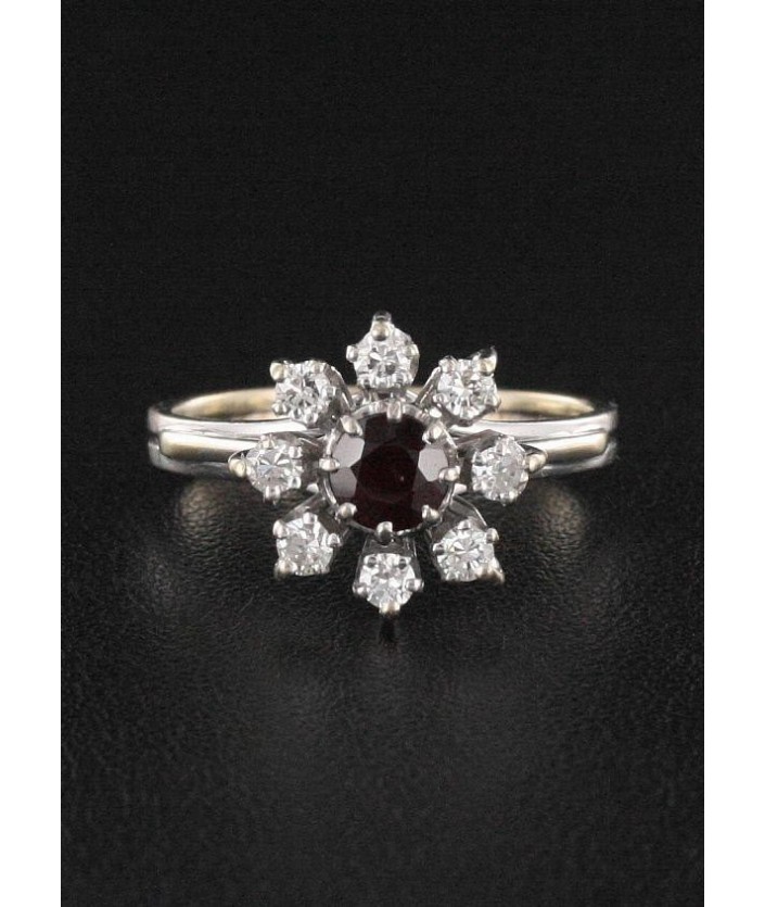 Bague Rubis & Diamant