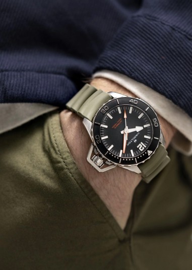 Khaki Navy Frogman Auto H77825331