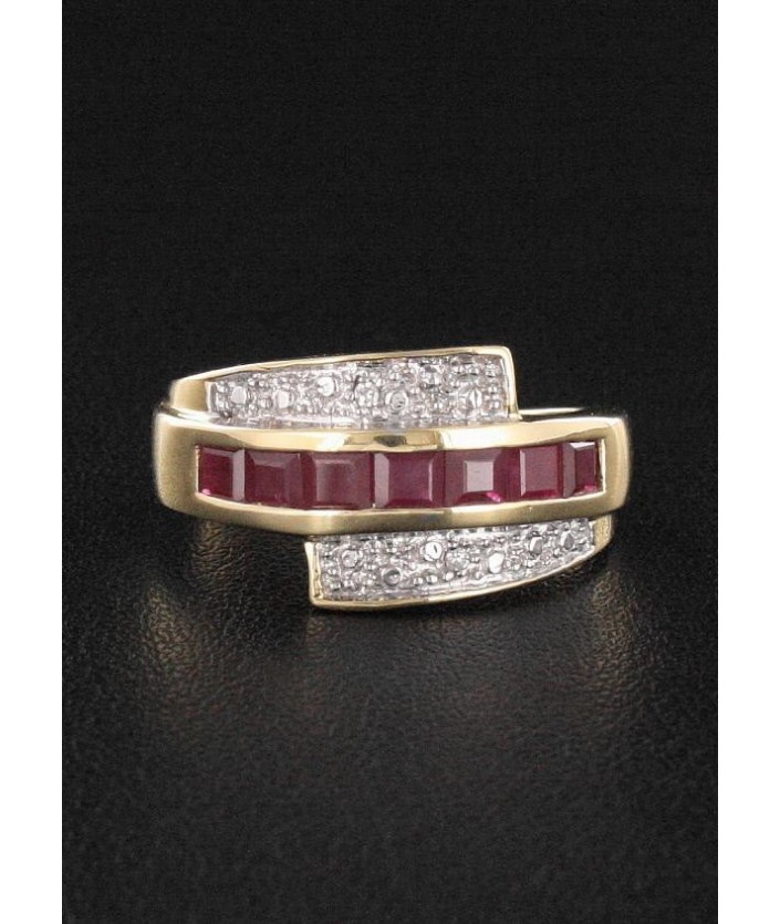 Bague Rubis & Diamant