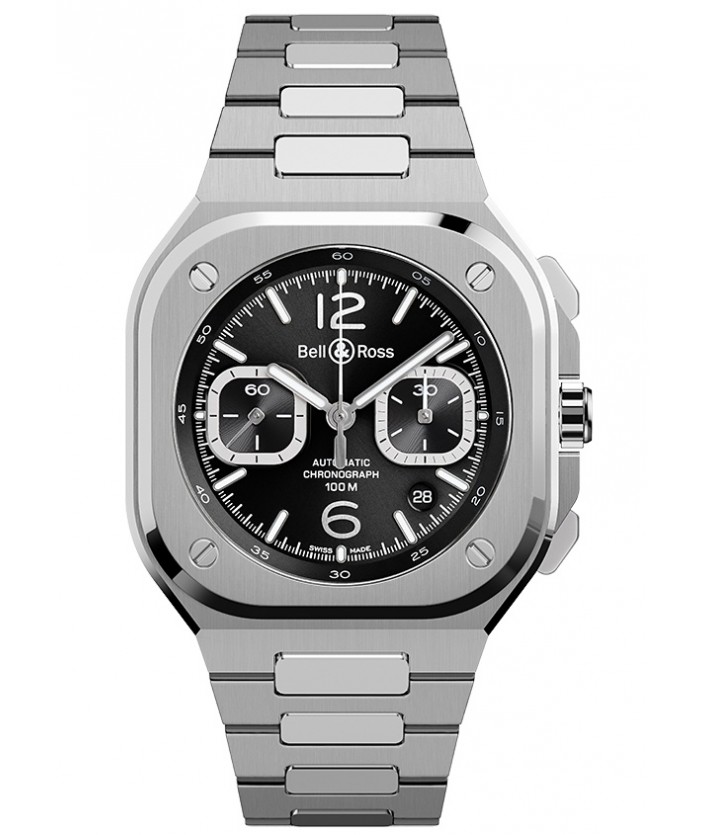 BR 05 Chrono Black Steel