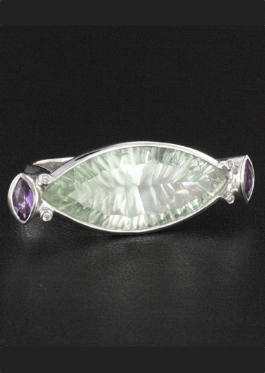 Bague Améthyste, Quartz & Diamant