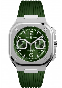 BR 05 Chrono Green Steel