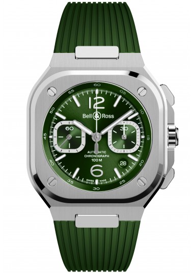 BR 05 Chrono Green Steel