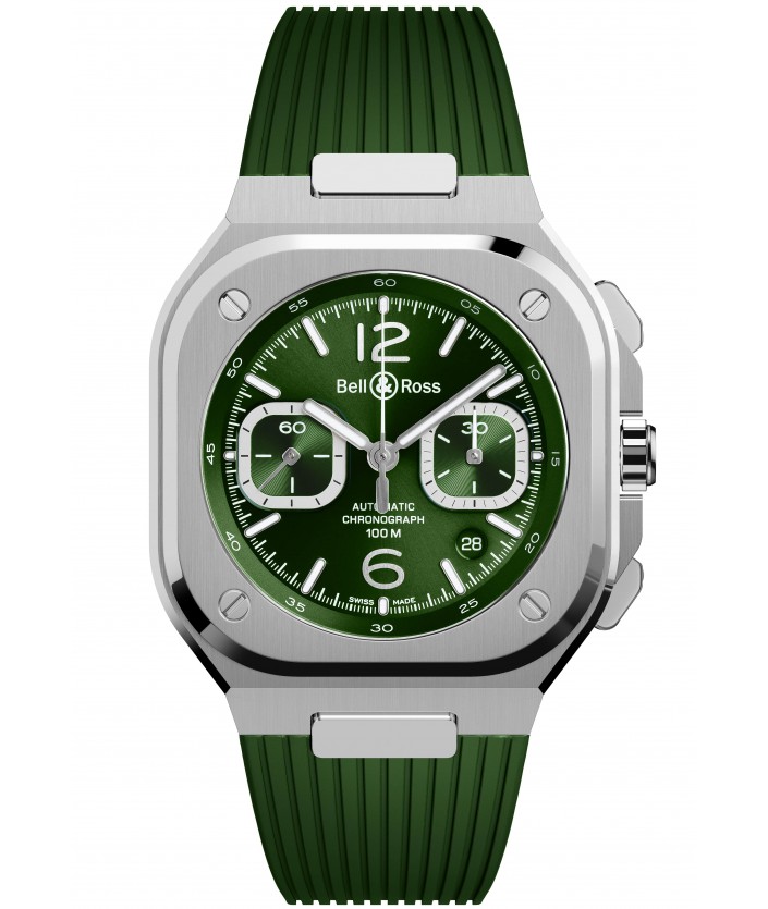 BR 05 Chrono Green Steel