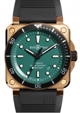 BR 03-92 Diver Black & Green Bronze limited edition