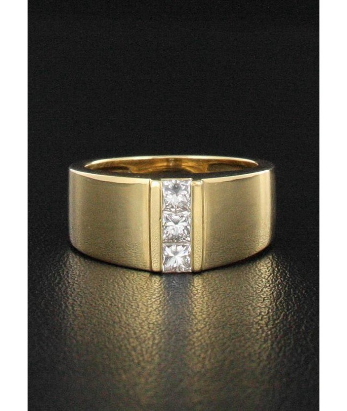 Bague Chevalière Diamant