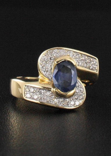 Bague Saphir & Diamant