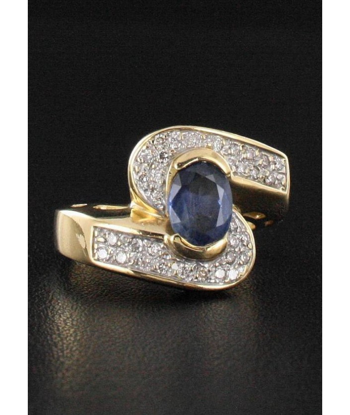 Bague Saphir & Diamant