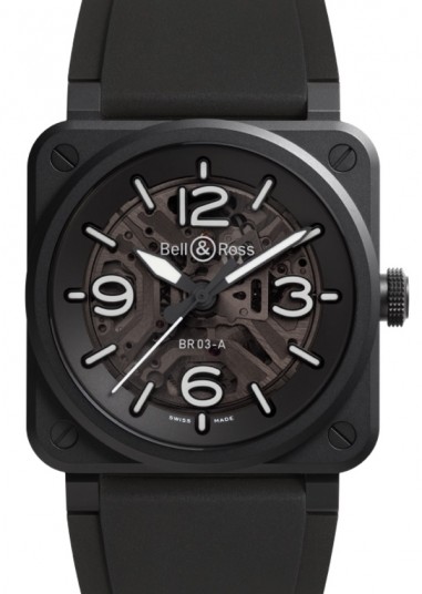 BR 03 Skeleton Black Ceramic