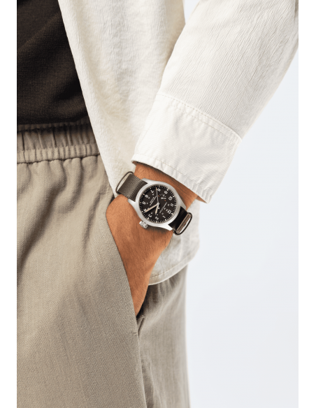 Khaki Field Mechanical Power Reserve H69509930