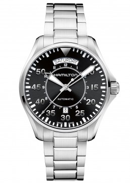 Khaki Aviation Pilot Day Date Auto H64615135