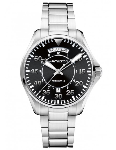 Khaki Aviation Pilot Day Date Auto H64615135