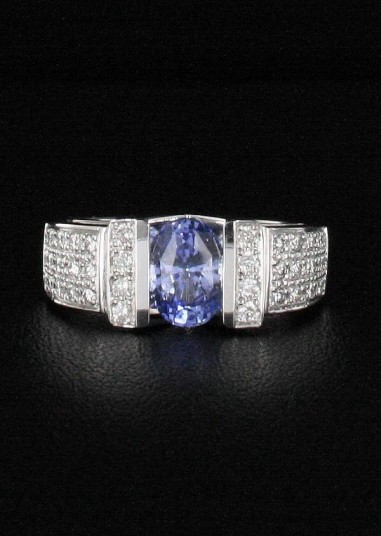 Bague Saphir & Diamant