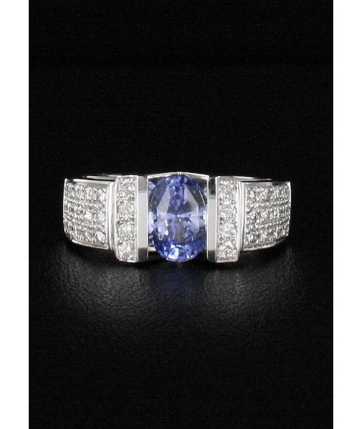 Bague Saphir & Diamant