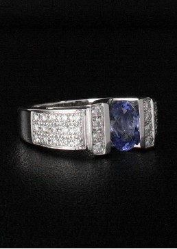 Bague Saphir & Diamant 2