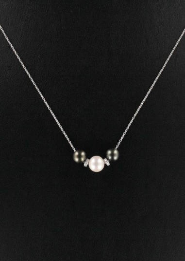 Pendentif Perle & Diamant