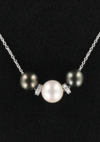 Pendentif Perle & Diamant