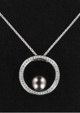 Pendentif Perle & Diamant