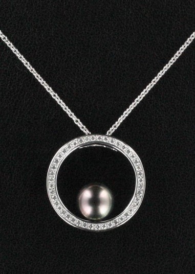 Pendentif Perle & Diamant