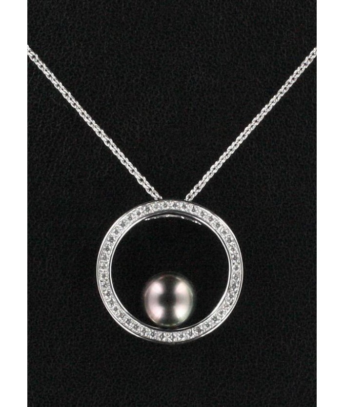 Pendentif Perle & Diamant