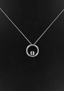 Pendentif Perle & Diamant 2