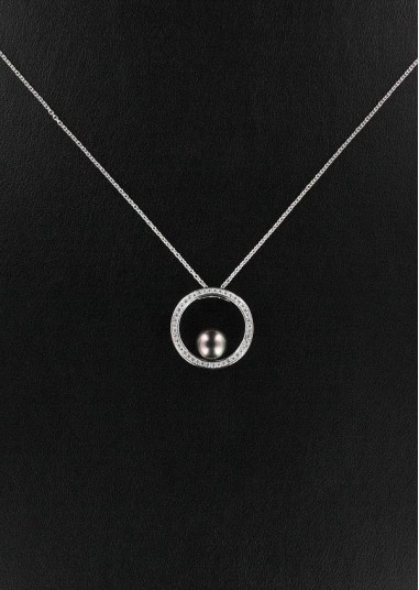 Pendentif Perle & Diamant