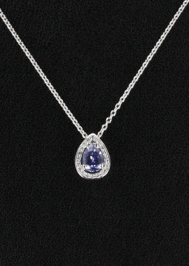 Pendentif Saphir & Diamant