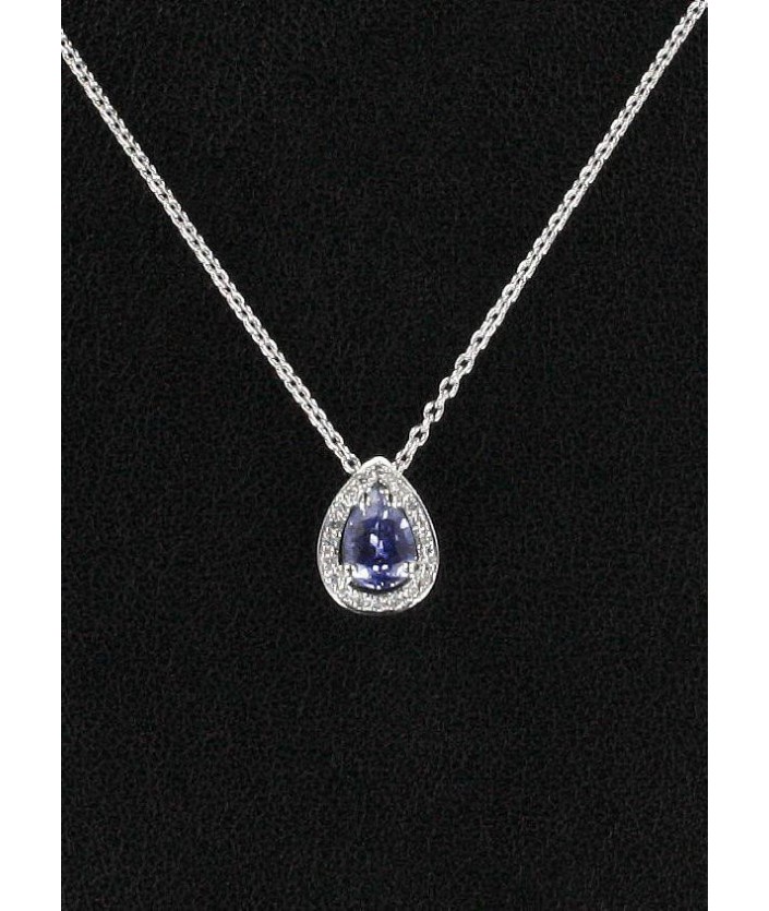 Pendentif Saphir & Diamant