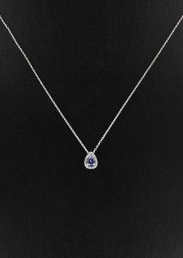 Pendentif Saphir & Diamant 2