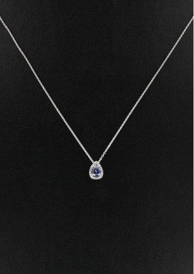 Pendentif Saphir & Diamant