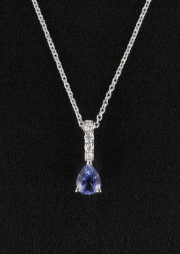 Pendentif Saphir & Diamant