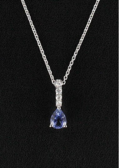 Pendentif Saphir & Diamant