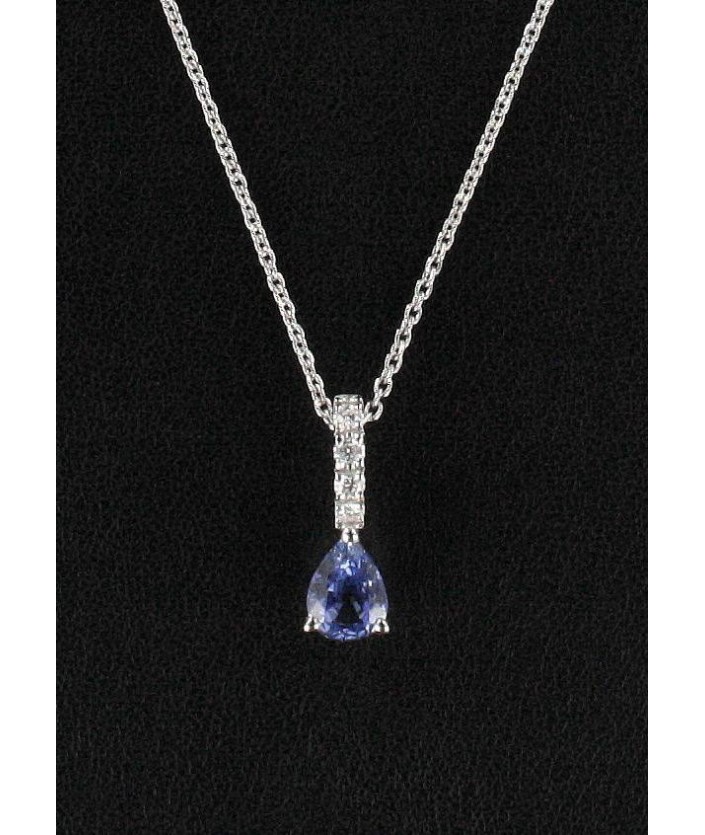 Pendentif Saphir & Diamant