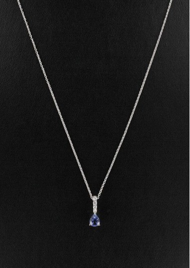 Pendentif Saphir & Diamant