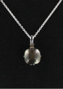 Pendentif Nacre Grise