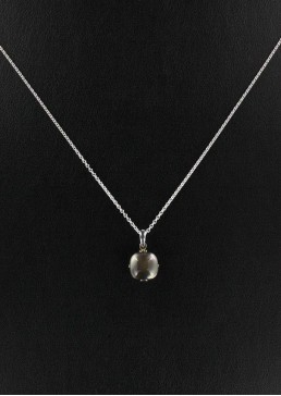 Pendentif Nacre Grise 2