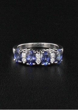 Bague Saphir & Diamant