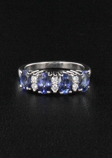 Bague Saphir & Diamant