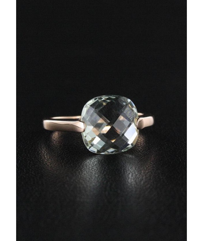 Bague Améthyste Verte